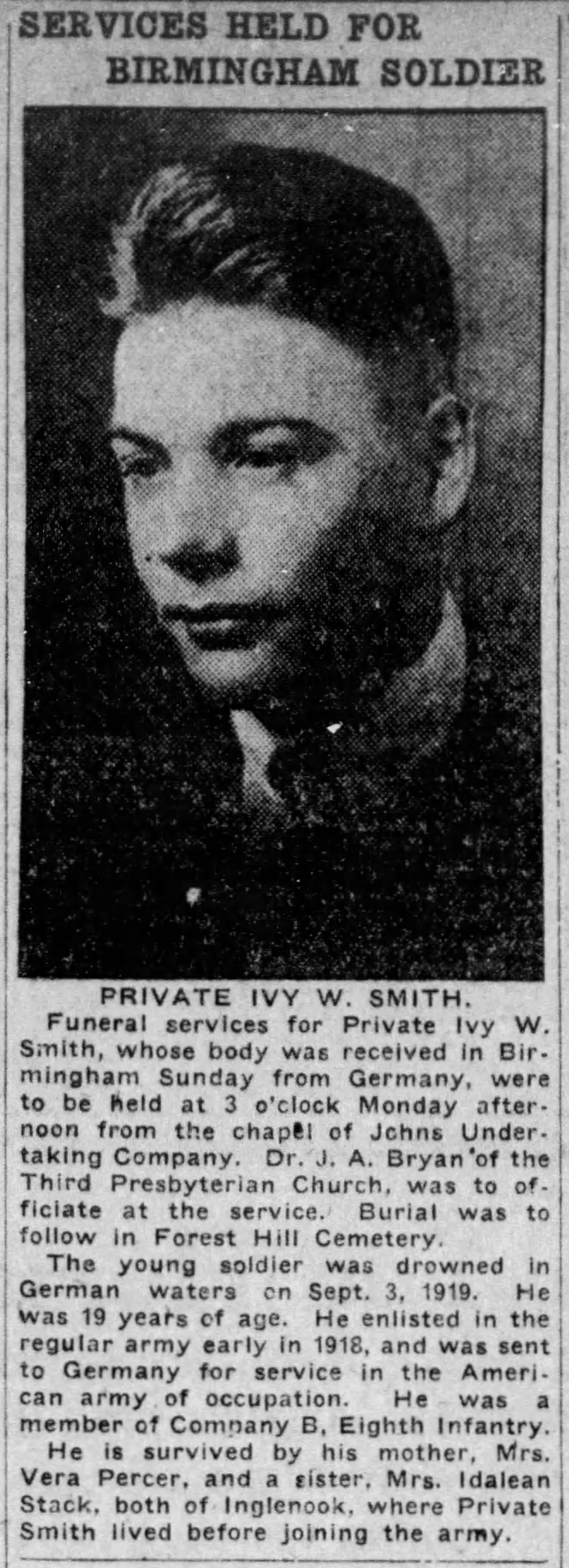 Ivy W. Smith obituary